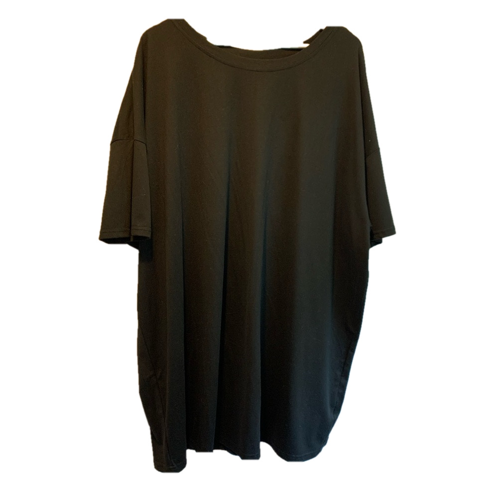 Weird Moms Build Character Graphic Tee Black Oversized Shirt Plus Size 4X - Picture 2 of 2